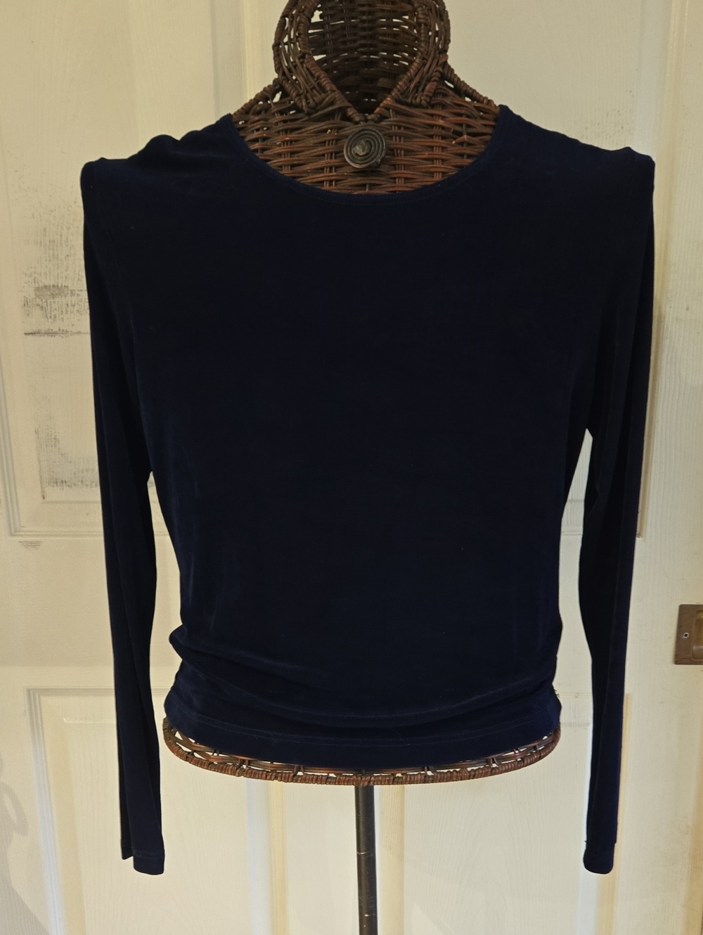Carole Little Women's Navy Long-Sleeve Top-Size L